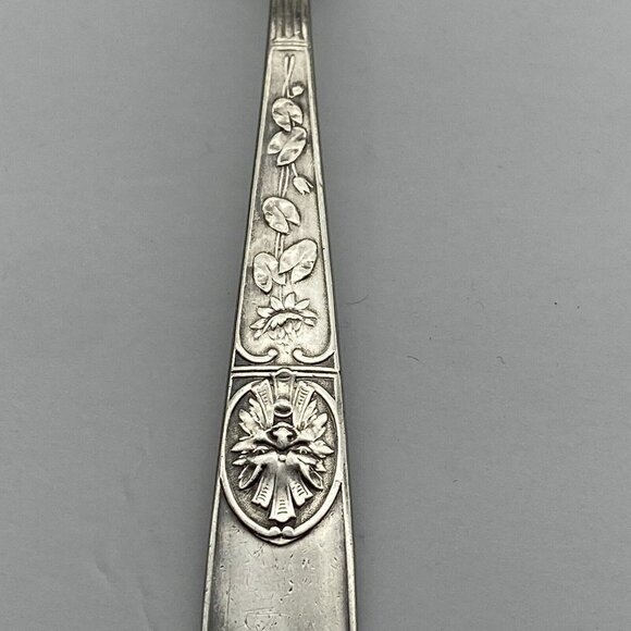 Reed & Barton Silver Plated Tablespoon Serving Spoons Set 2 Italian 1885 8.25” - Picture 3 of 9